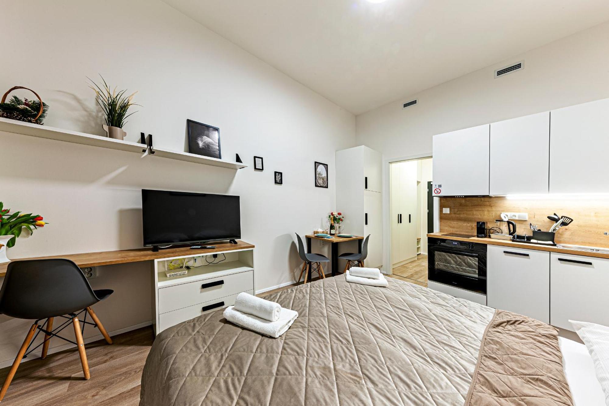Kora Apartments Andel ปราก ภายนอก รูปภาพ