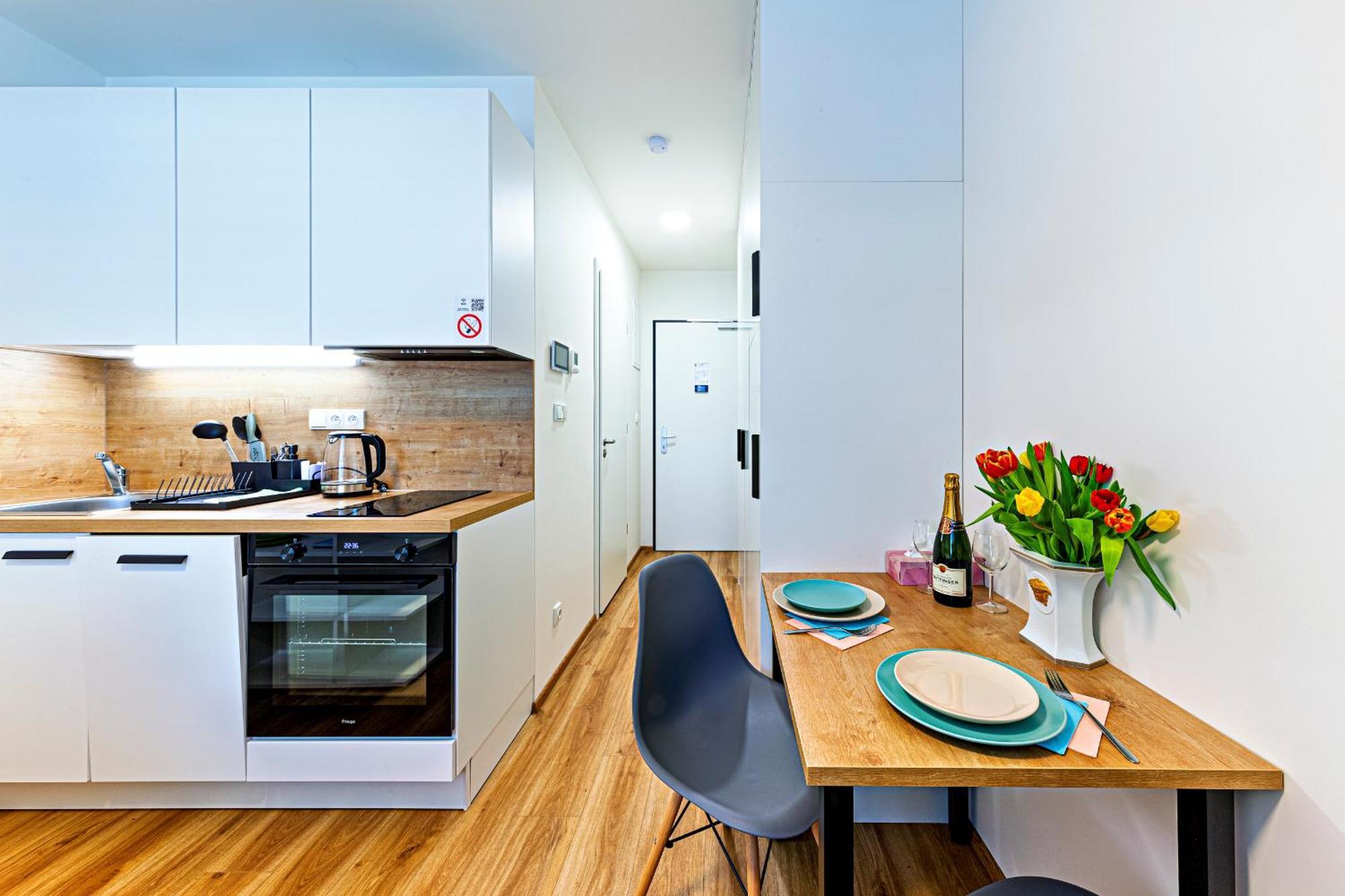 Kora Apartments Andel ปราก ภายนอก รูปภาพ
